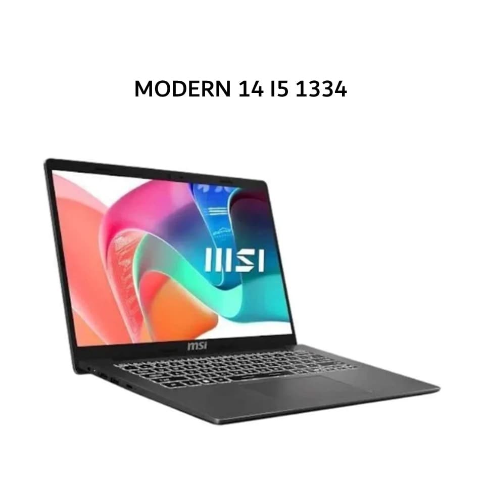 MSI MODERN 14 I5 1334 8GB 512GB W11 14.0FHD BLIT 2Y GRY -F13MG.647