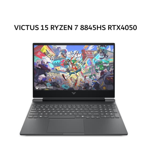HP VICTUS 15 RYZEN 7 8845HS RTX4050 6GB/ 8GB 512GB W11+OHS 15.6FHD 144HZ 2Y+2ADP SLV -FB2555AX