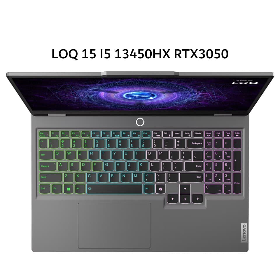 LENOVO LOQ 15 I5 13450HX RTX3050 6GB/ 12GB 512GB W11+OHS+M365B 15.6FHD 144HZ 100SRGB 4ZRGB 2Y PREM+2ADP GRY -6NID