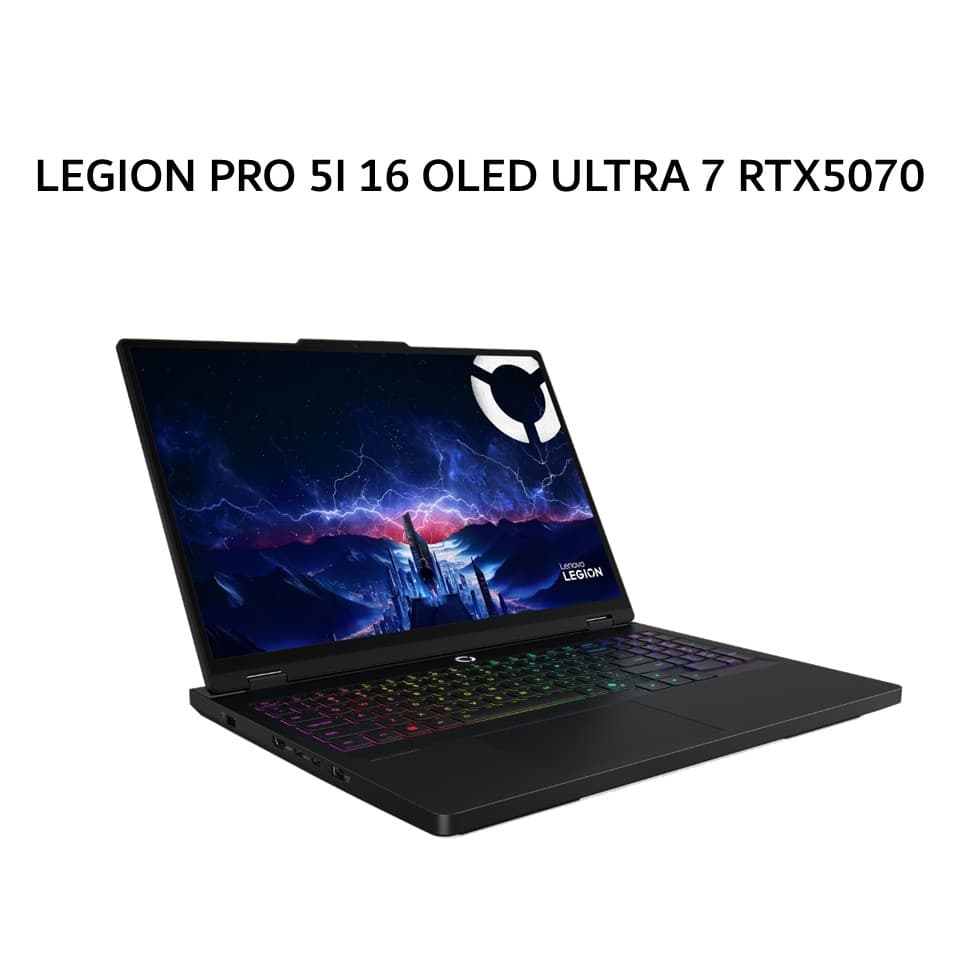 LENOVO LEGION PRO 5I 16 OLED ULTRA 7 255HX RTX5070 8GB/ 32GB 1TB W11+OHS+M365B 16.0WQXGA 165HZ 3Y+3ADP -39ID