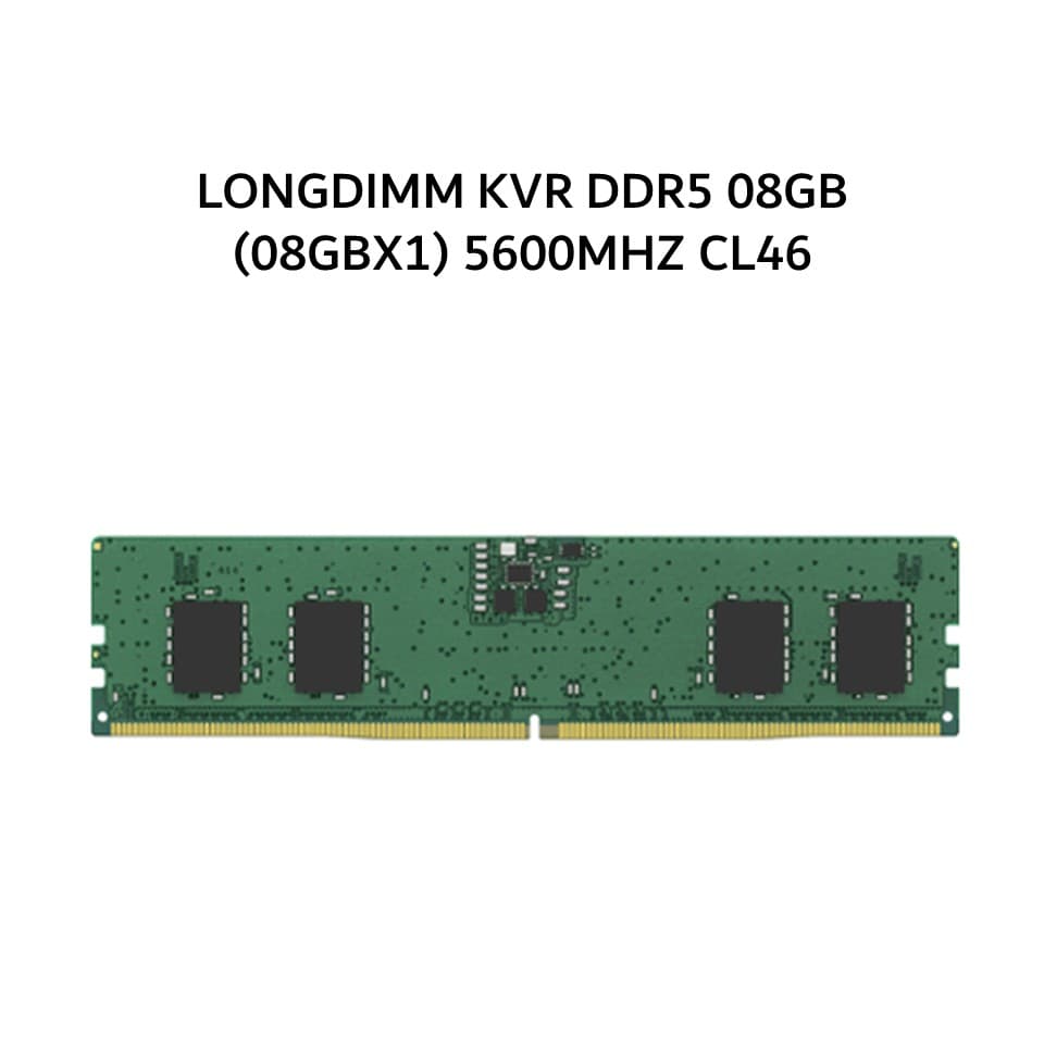 KINGSTON LONGDIMM KVR DDR5 08GB (08GBX1) 5600MHZ CL46