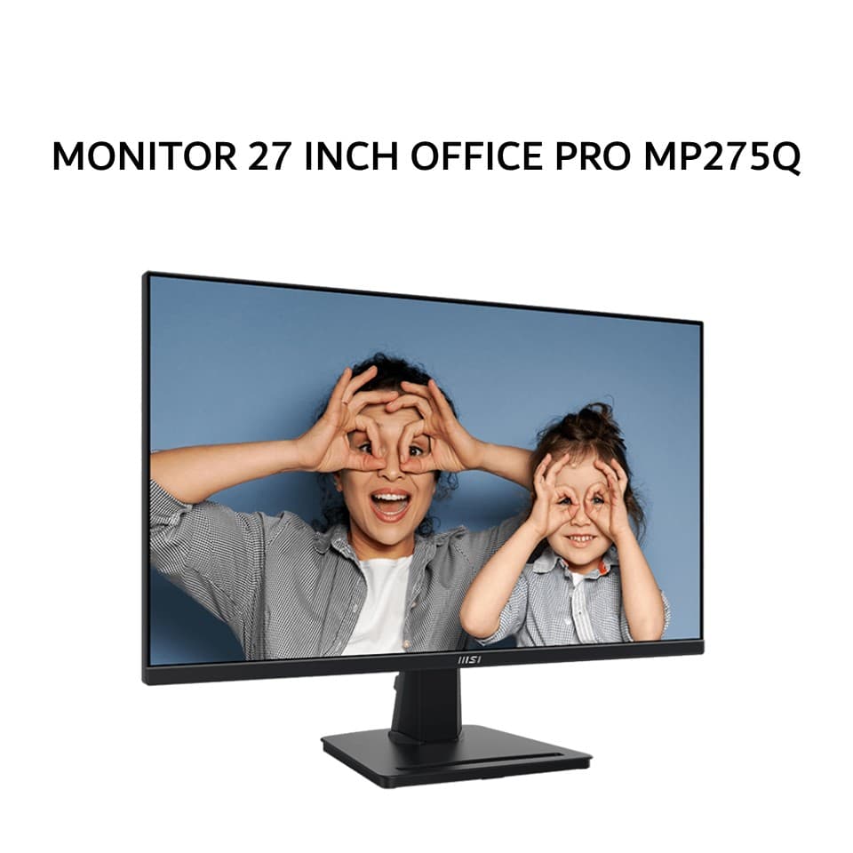 MSI MONITOR 27 INCH OFFICE PRO MP275Q IPS QHD 2K 1440P 1MS 100HZ HDR READY SPEAKER 3Y