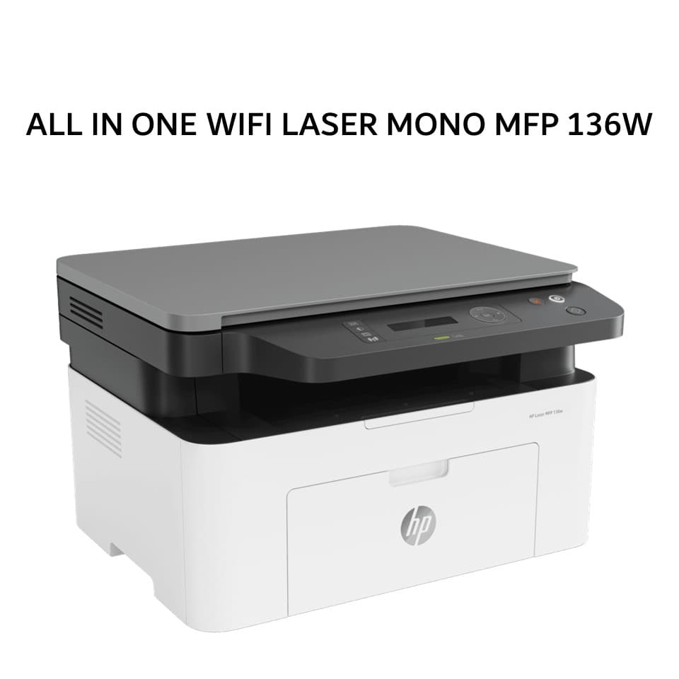 HP ALL IN ONE WIFI LASER MONO MFP 136W 2Y