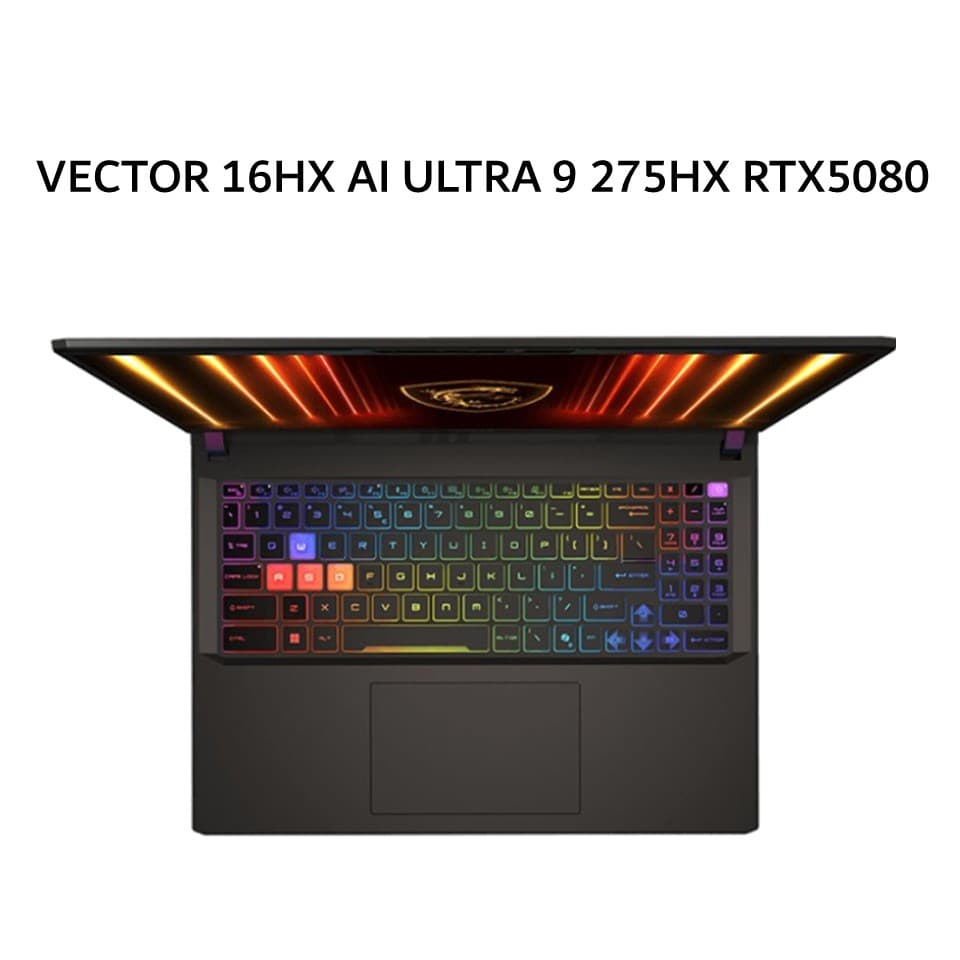 MSI VECTOR 16HX AI ULTRA 9 275HX RTX5080 16GB/ 16GB 1TB W11+OHS 16.0QHD+ 240HZ 100DCIP3 24ZRGB GRY -A2XWIG.043