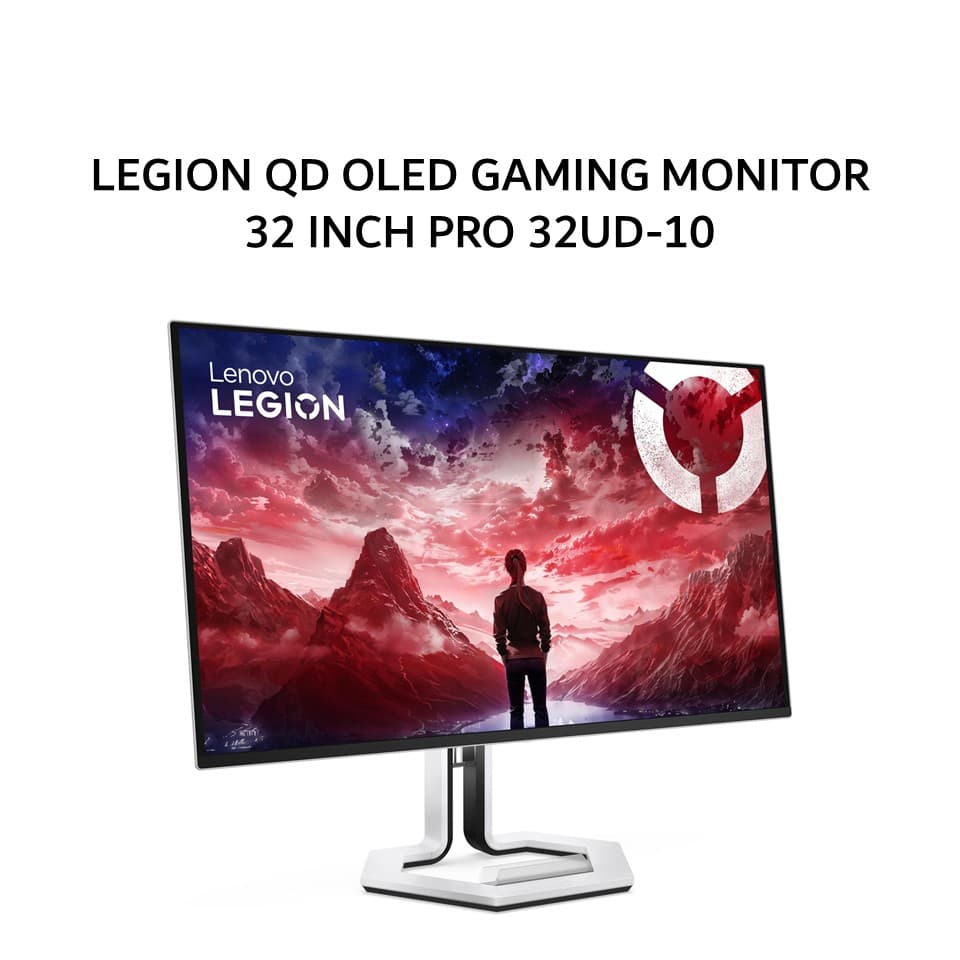 LENOVO LEGION QD OLED GAMING MONITOR 32 INCH PRO 32UD-10 QHD 4K 2160P 0.03MS 240HZ ERGONOMIC SPEAKER USB-C 3Y