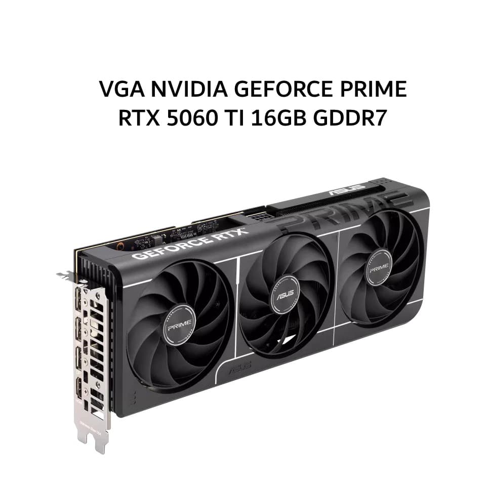 ASUS VGA NVIDIA GEFORCE PRIME RTX 5060 TI 16GB GDDR7 OC 3Y