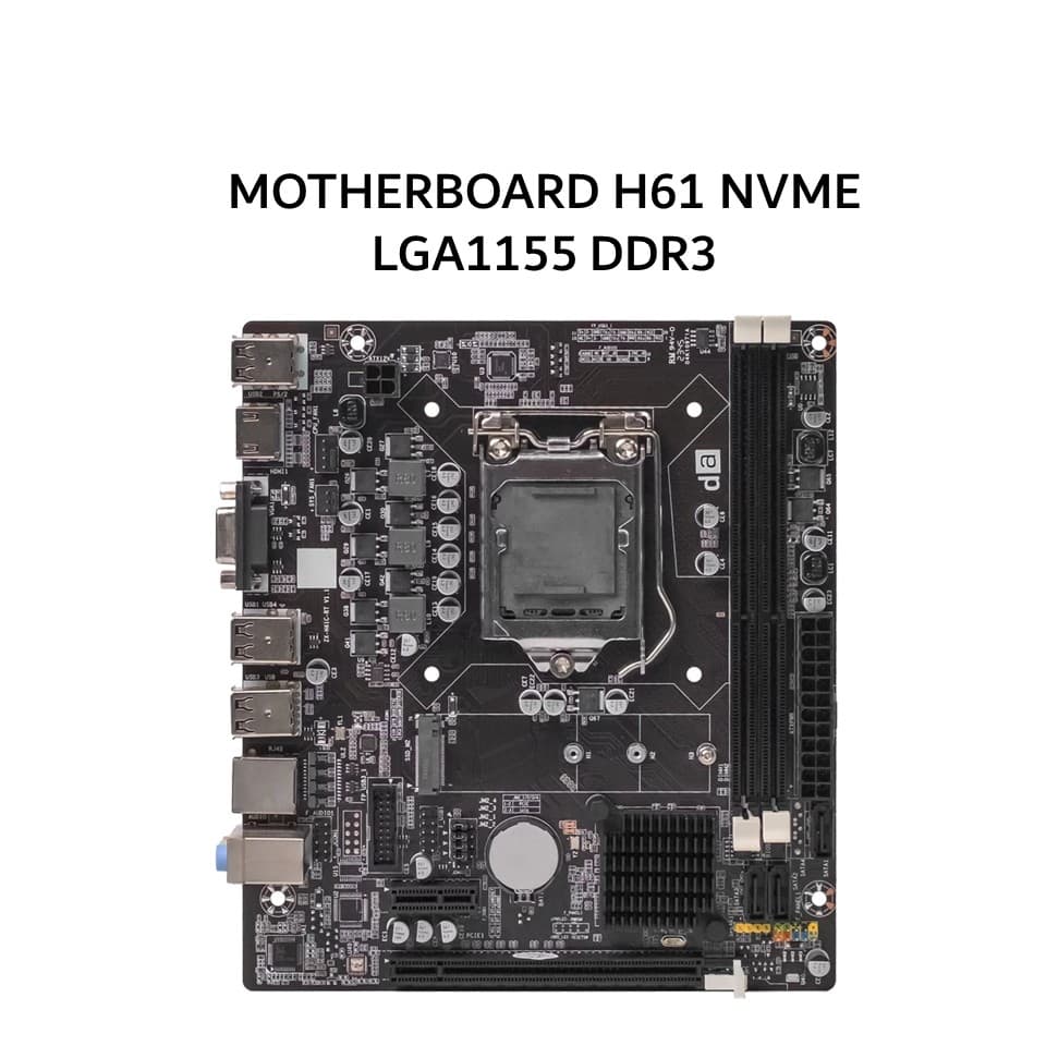 DIGITAL ALLIANCE MOTHERBOARD H61 NVME LGA1155 DDR3 2Y