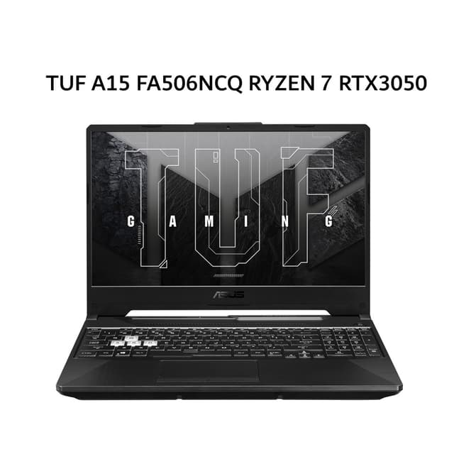 ASUS TUF A15 FA506NCQ RYZEN 7 170 RTX3050 4GB/ 8GB 512GB W11+OHS+M365B 15.6FHD IPS BLK -R735B1T-HM