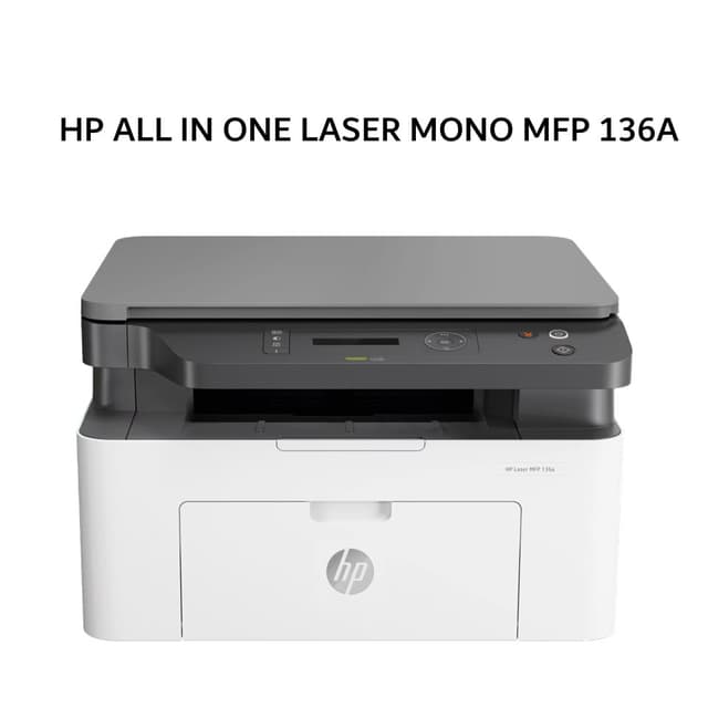 HP ALL IN ONE LASER MONO MFP 136A 2Y