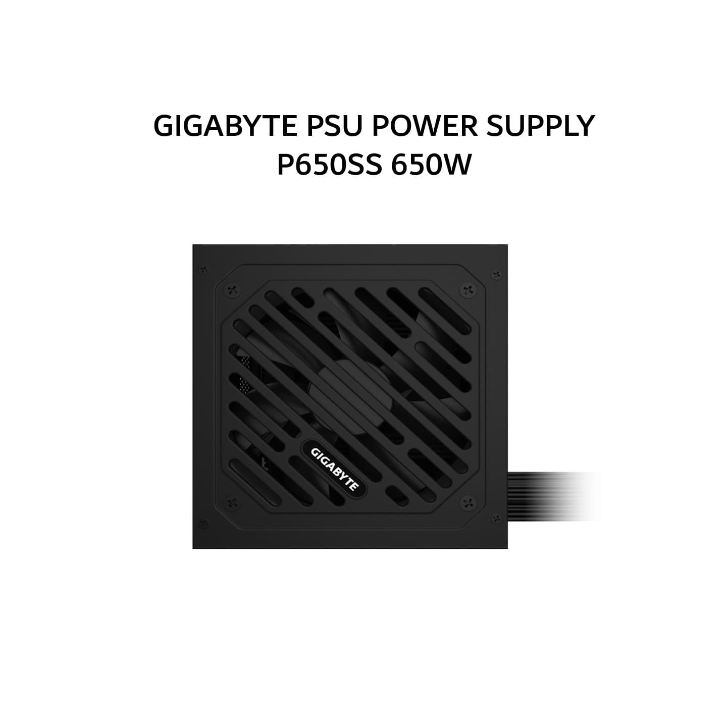 GIGABYTE PSU POWER SUPPLY P650SS 650W (80+ SILVER) BLACK 3Y