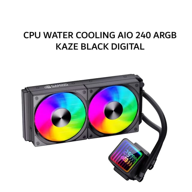 DIGITAL ALLIANCE CPU WATER COOLING AIO 240 ARGB KAZE BLACK DIGITAL 2Y