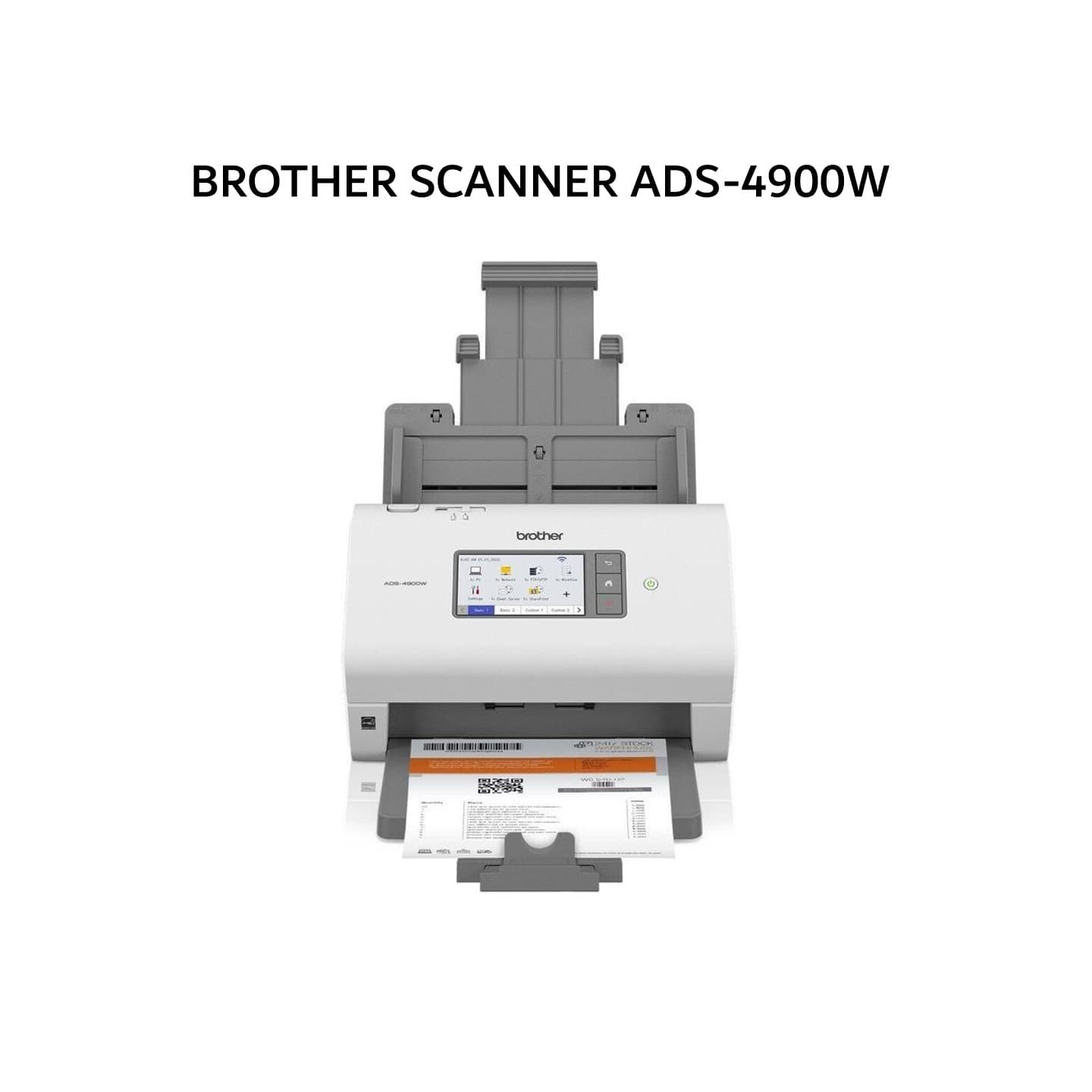 BROTHER SCANNER ADS-4900W 60PPM WIFI LAN ADF 100 SHEET 3Y