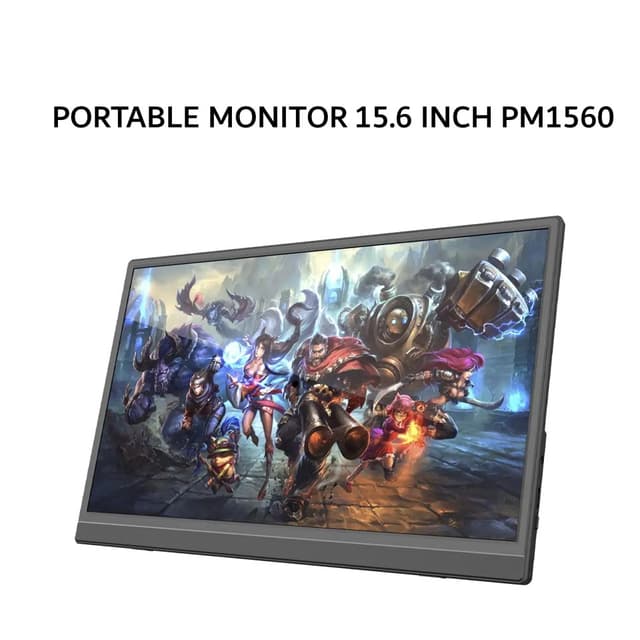 DIGITAL ALLIANCE PORTABLE MONITOR 15.6 INCH PM1560 FHD 1080P 6MS 60HZ USB-C 2Y