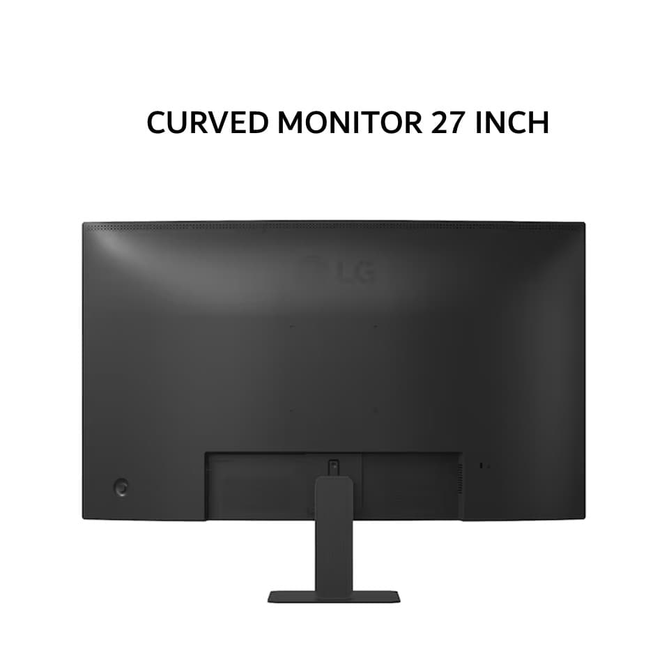 LG MONITOR CURVED 27 INCH 27U421A-B VA FHD 1080P 5MS 100HZ USB-C BLACK 3Y