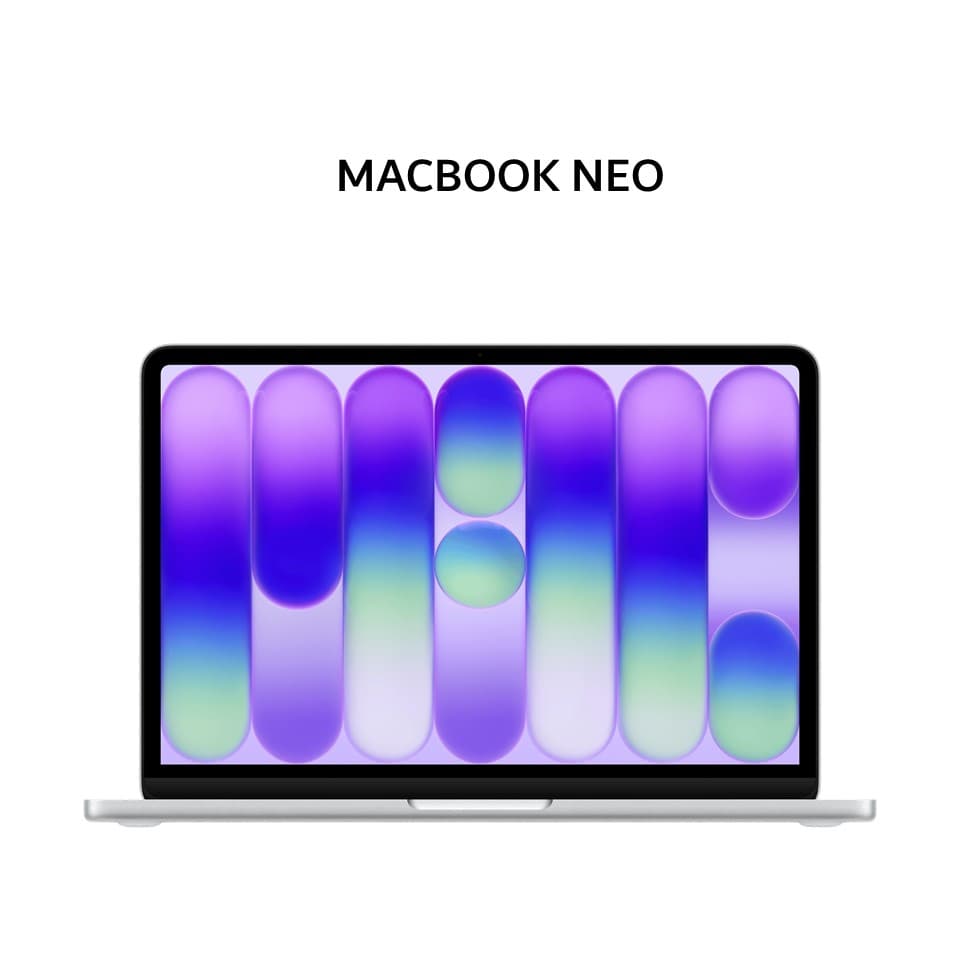 APPLE MACBOOK NEO 13 A18 PRO 6C CPU 8GB 256GB 13.0 SILVER GRS RSMI INDONESIA -MHFA4ID