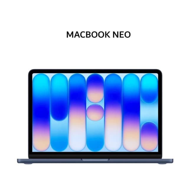 APPLE MACBOOK NEO 13 A18 PRO 6C CPU 8GB 512GB 13.0 TOUCH ID GRS RSMI INDONESIA INDIGO -MHFG4ID