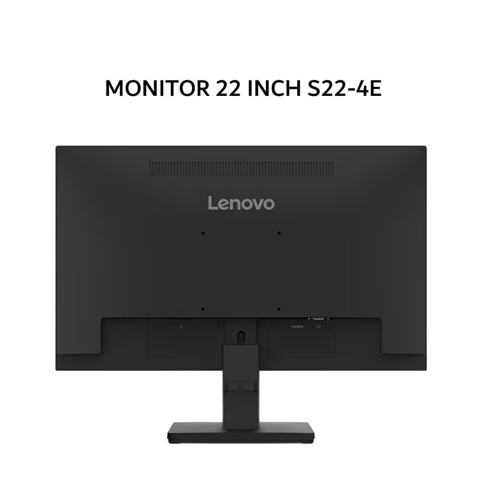 LENOVO MONITOR 22 INCH S22-4E IPS FHD 1080P 4MS 100HZ BLACK 3Y (BUNDLE PC DESKTOP)