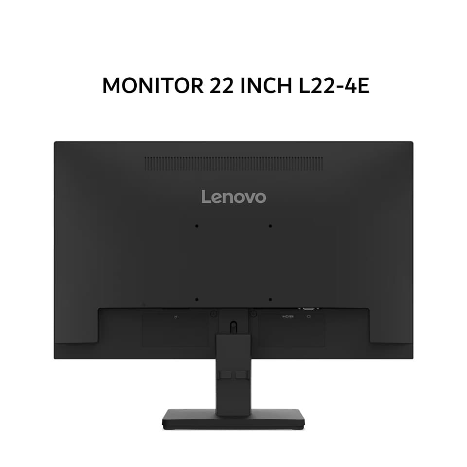 LENOVO MONITOR 22 INCH L22-4E IPS FHD 1080P 4MS 100HZ BLACK 3Y (BUNDLE PC DESKTOP)
