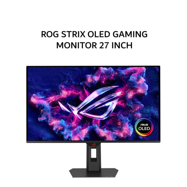 ASUS OLED GAMING MONITOR 27 INCH ROG STRIX XG27ACDMS QD-OLED QHD 2K 1440P 0.03MS 280HZ HDR10 HDMI+DP USB-C ERGONOMICS 3Y