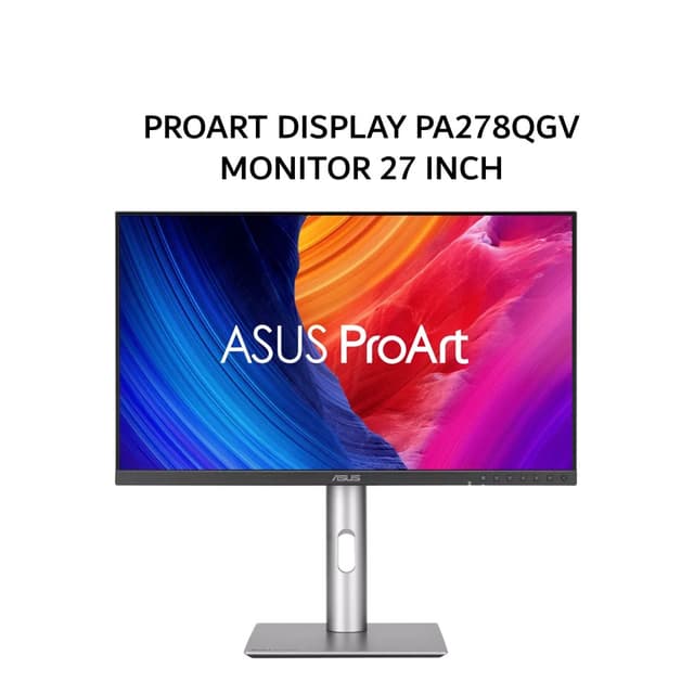 ASUS MONITOR 27 INCH PROART DISPLAY PA278QGV QHD 2K 14400P 5MS 120HZ HDR10 HDMI&DP SPEAKER ERGONOMIC 3Y
