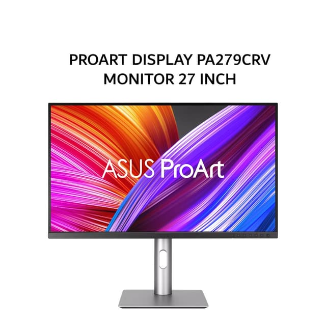ASUS MONITOR 27 INCH PROART DISPLAY PA279CRV IPS 4K 2160P 5MS 60HZ HDR10 HDMI&DP USB-C SPEAKER ERGONOMIC 3Y