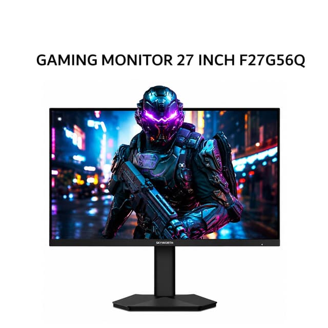 SKYWORTH GAMING MONITOR 27 INCH F27G56Q FAST IPS QHD 2K 1440P 1MS 260HZ HDR400 HDMI+DP BLACK 3Y