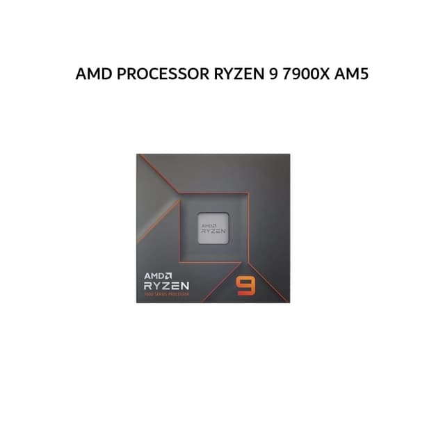 AMD PROCESSOR RYZEN 9 7900X AM5 3Y