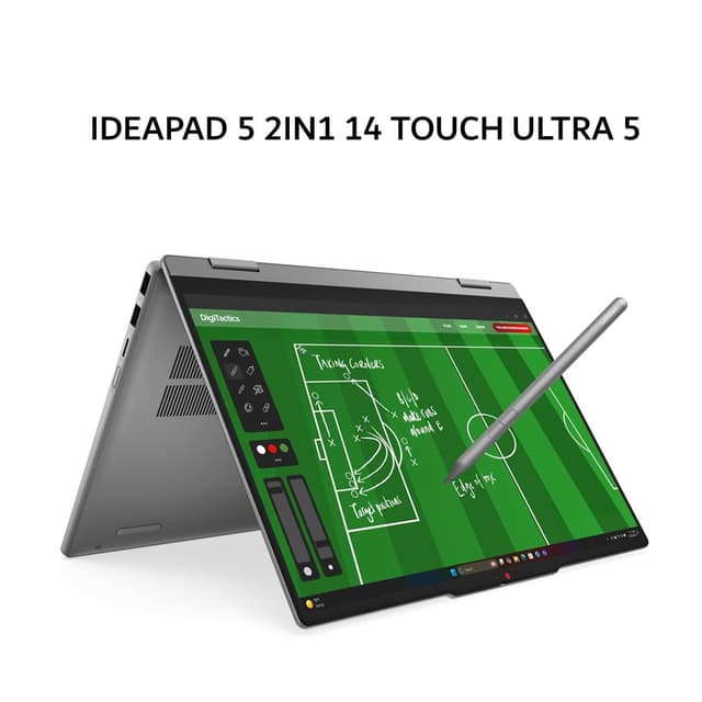 LENOVO IDEAPAD 5 2IN1 14 TOUCH ULTRA 5 325 16GB 512GB W11+OHS+M365B 14.0WUXGA PEN 2Y+ADP (BOX BP) GRY -24ID