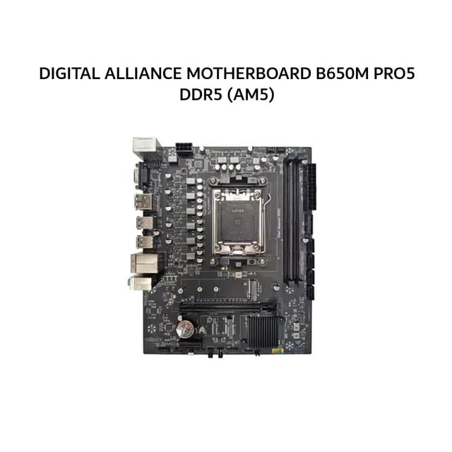 DIGITAL ALLIANCE MOTHERBOARD B650M PRO5 DDR5 (AM5) 2Y