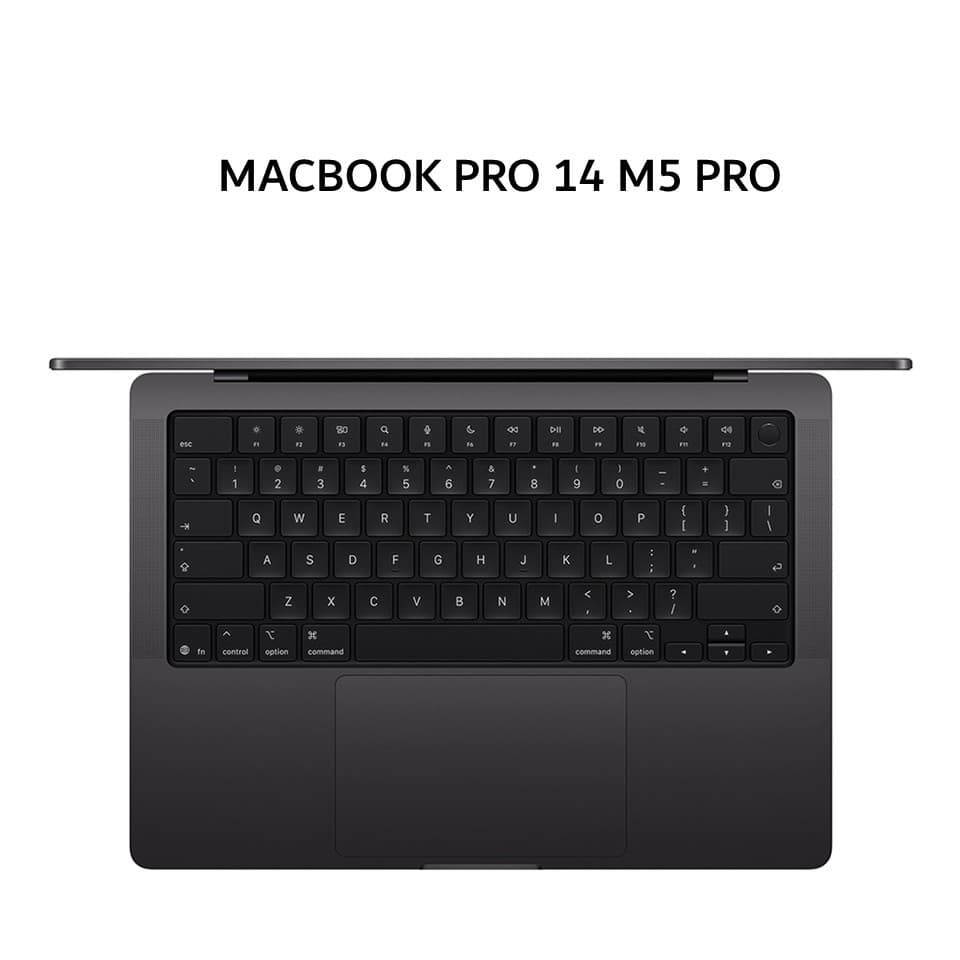 APPLE MACBOOK PRO 14 M5 PRO 16C GPU 24GB 1TB 15C CPU 14.0 SPACE BLACK -MGDR4ID