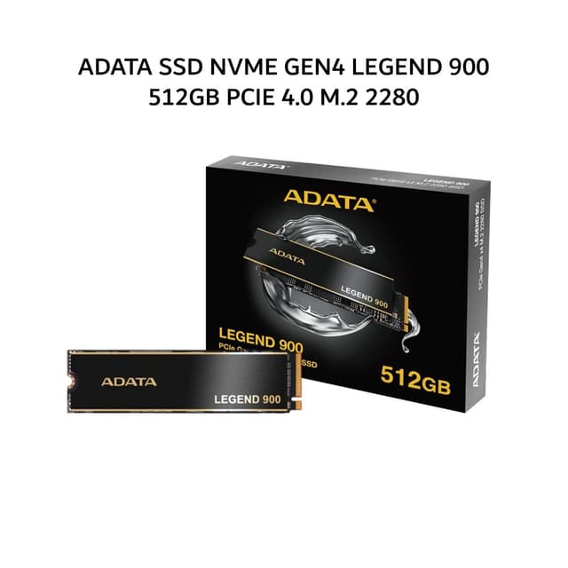 ADATA SSD NVME GEN4 LEGEND 900 512GB PCIE 4.0 M.2 2280 5Y - UP TO 6200 MB/S