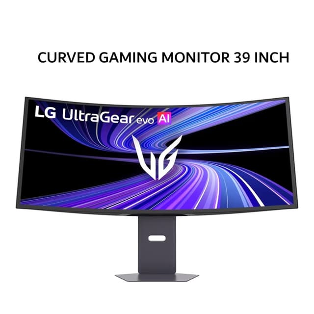 LG CURVED GAMING MONITOR 39 INCH 39GX950B-B TANDEM OLED DUAL MODE 5K-2K 2160P 0.03MS 165HZ-330HZ USB-C AI SOUND ERGONOMIC 3Y
