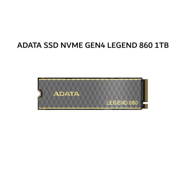 ADATA SSD NVME GEN4 LEGEND 860 1TB PCIE 4.0 M.2 2280 5Y - UP TO 6000 MB/S
