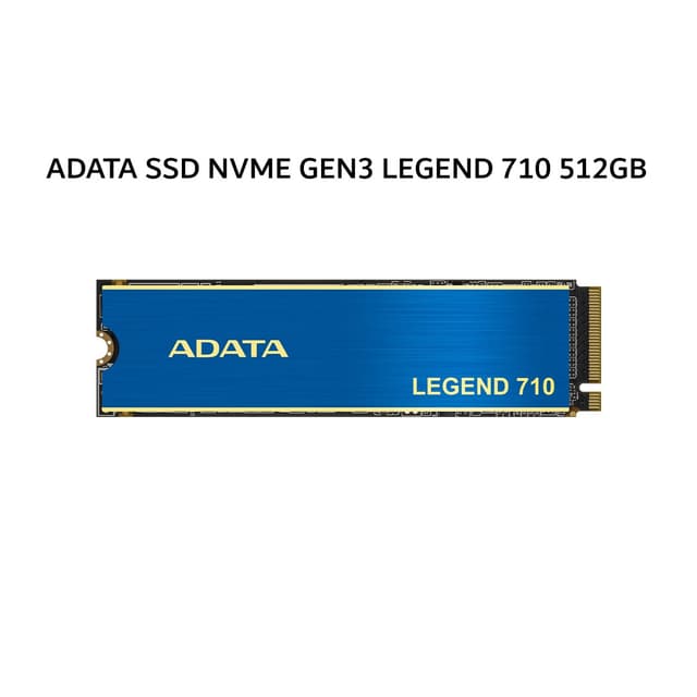 ADATA SSD NVME GEN3 LEGEND 710 512GB PCIE 3.0 M.2 2280 3Y - UP TO 2400 MB/S