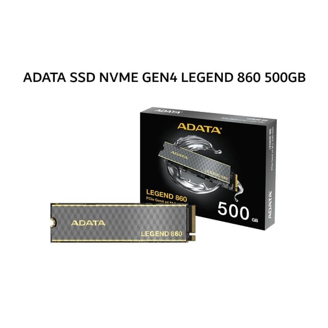 ADATA SSD NVME GEN4 LEGEND 860 500GB PCIE 4.0 M.2 2280 5Y - UP TO 6000 MB/S