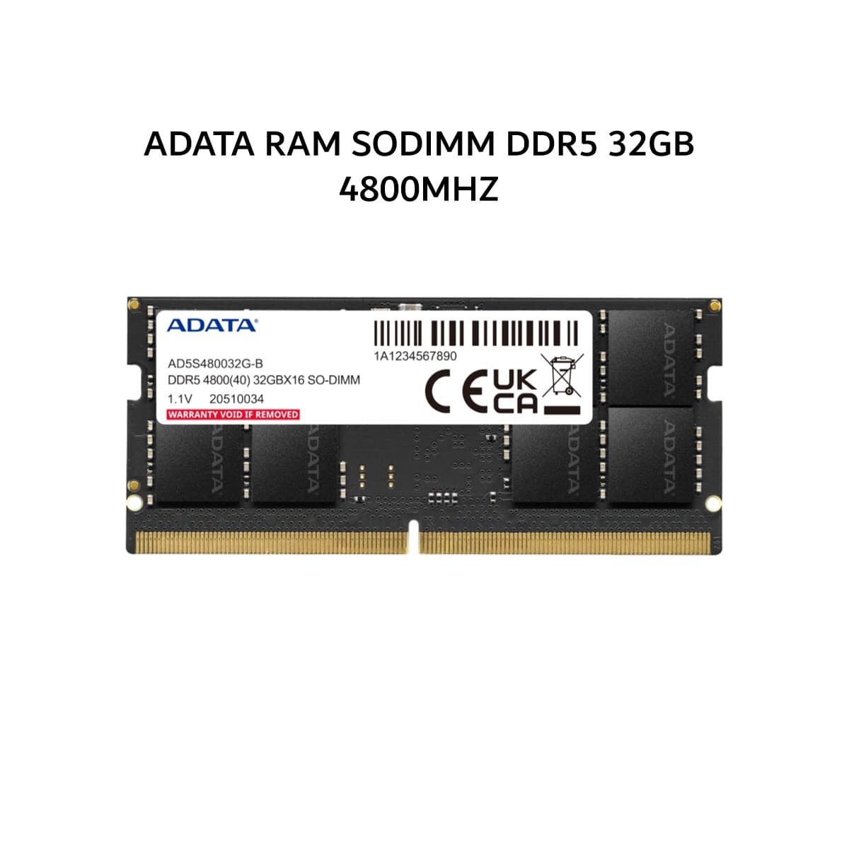 ADATA RAM SODIMM DDR5 32GB 4800MHZ