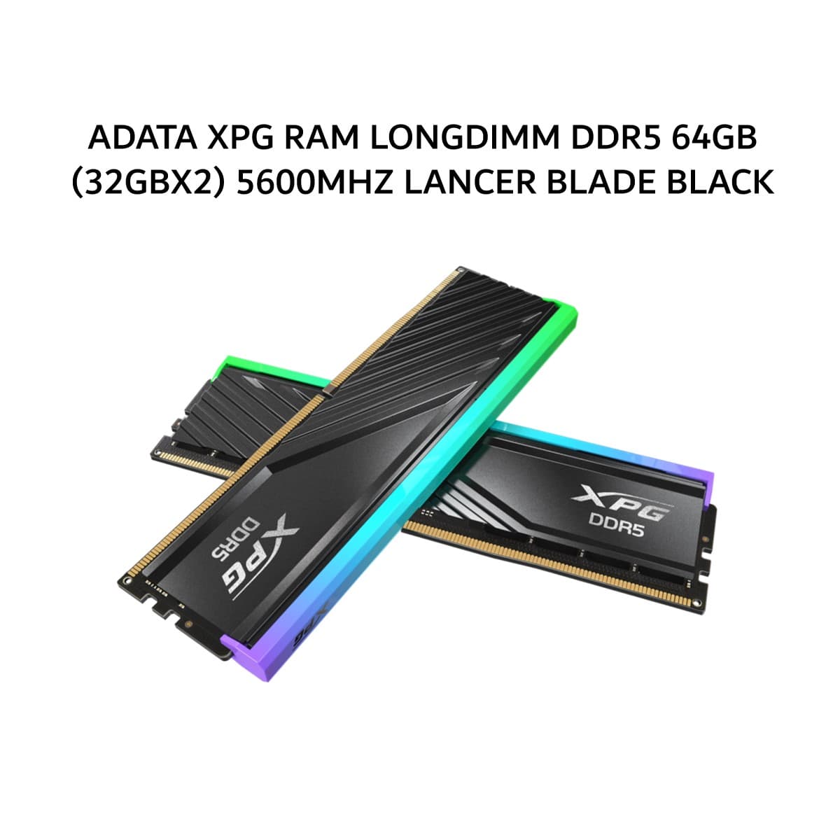 ADATA XPG RAM LONGDIMM DDR5 64GB (32GBX2) 5600MHZ LANCER BLADE BLACK