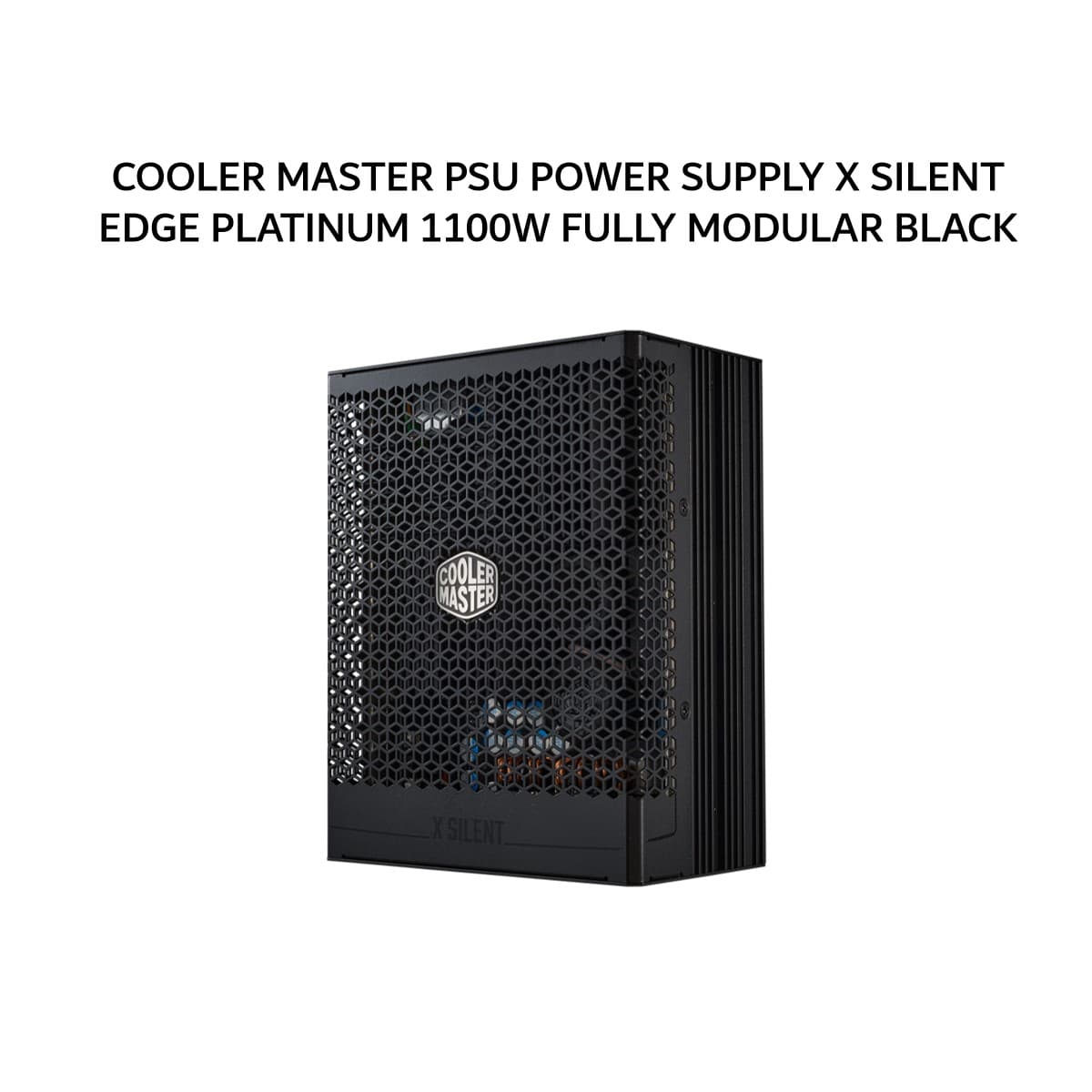 COOLER MASTER PSU POWER SUPPLY X SILENT EDGE PLATINUM 1100W (80+ PLATINUM) FULLY MODULAR ATX 3.1 12V-2X6 BLACK 15Y