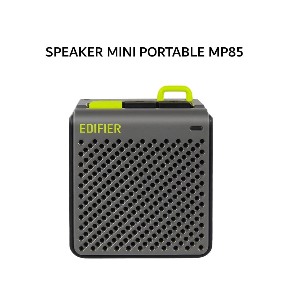 EDIFIER SPEAKER MINI PORTABLE MP85 WIRELESS BLUETOOTH GRAY