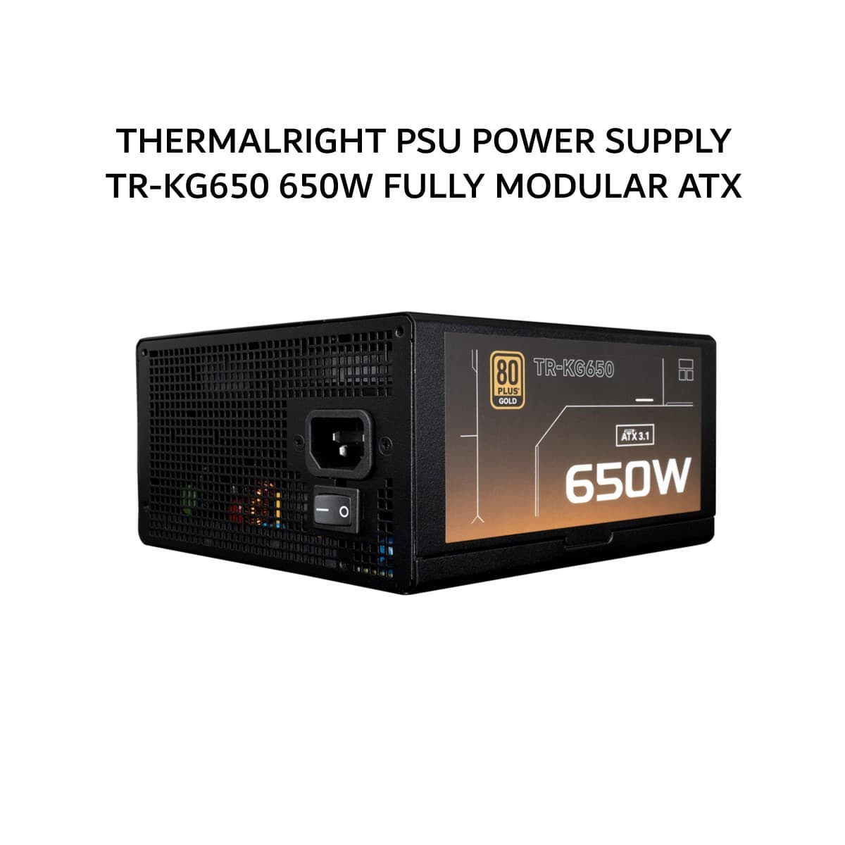 THERMALRIGHT PSU POWER SUPPLY TR-KG650 650W (80+ GOLD) FULLY MODULAR ATX 3.1 BLACK 5Y