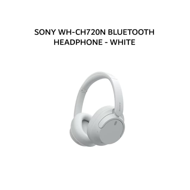 SONY WH-CH720N / WH CH720 BLUETOOTH HEADPHONE - WHITE
