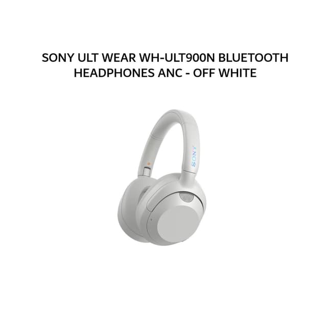 SONY ULT WEAR WH-ULT900N / WH ULT900N BLUETOOTH HEADPHONES ANC - OFF WHITE
