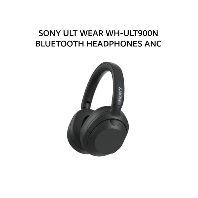 SONY ULT WEAR WH-ULT900N / WH ULT900N BLUETOOTH HEADPHONES ANC - BLACK