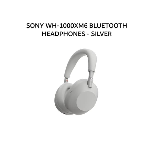 SONY WH-1000XM6 / WH 1000XM6 BLUETOOTH HEADPHONES - SILVER