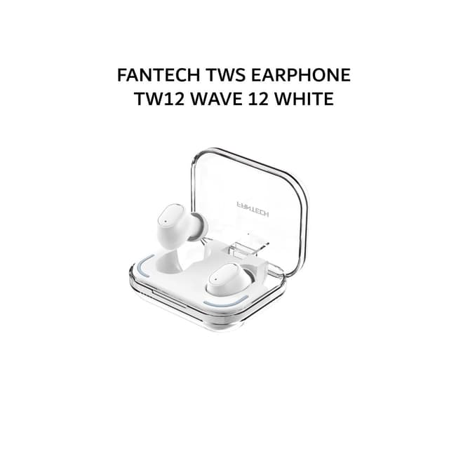 FANTECH TWS EARPHONE TW12 WAVE 12 WHITE