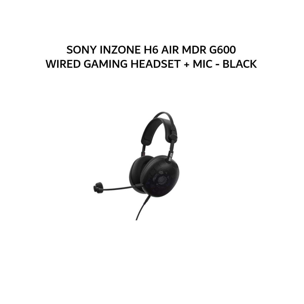 SONY INZONE H6 AIR MDR G600 WIRED GAMING HEADSET + MIC - BLACK