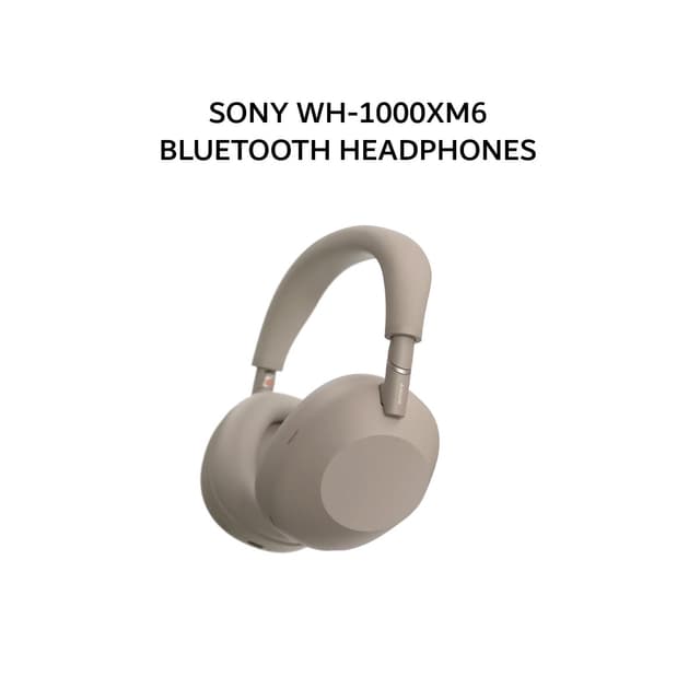 SONY WH-1000XM6 / WH 1000XM6 BLUETOOTH HEADPHONES - SANDSTONE