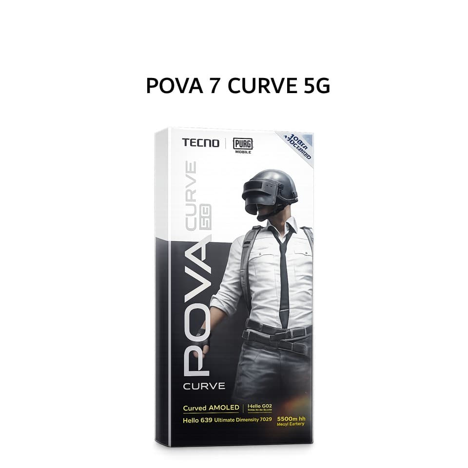 TECNO POVA 7 CURVE 5G 8GB 256GB MAGIC SILVER