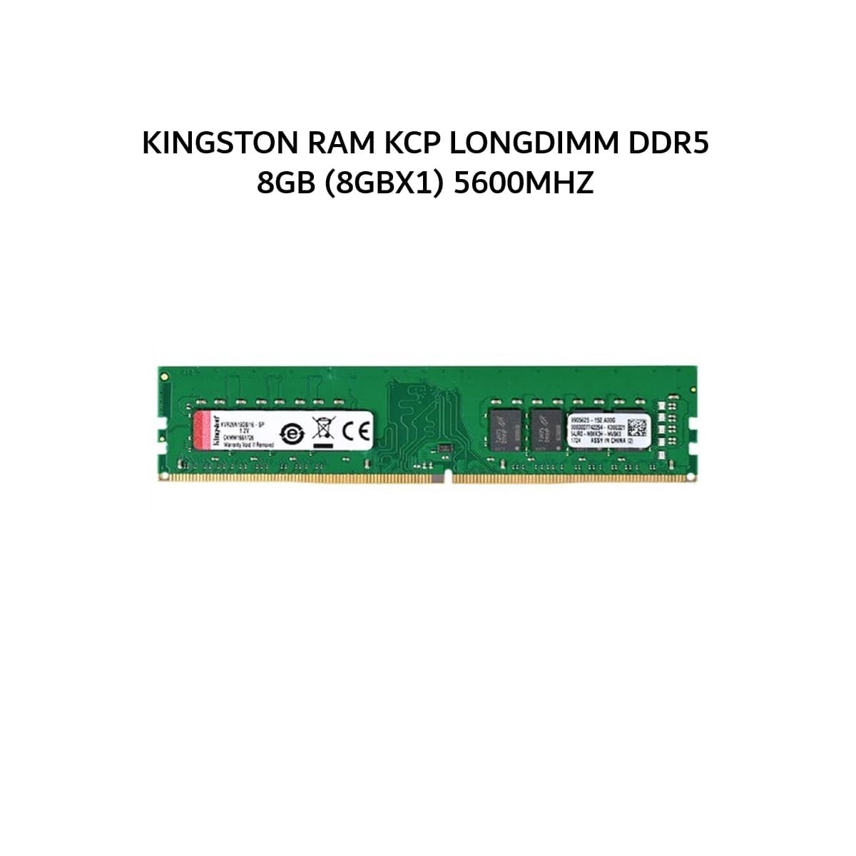 KINGSTON RAM KCP LONGDIMM DDR5 8GB (8GBX1) 5600MHZ
