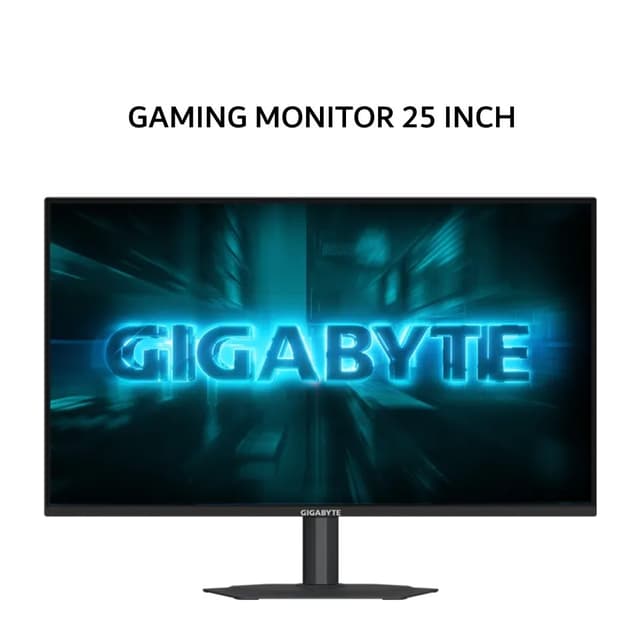 GIGABYTE GAMING MONITOR 25 INCH SS IPS FHD 1080P 1MS 240HZ G25F2A HDR10 HDMI+DP ERGONOMICS 3Y
